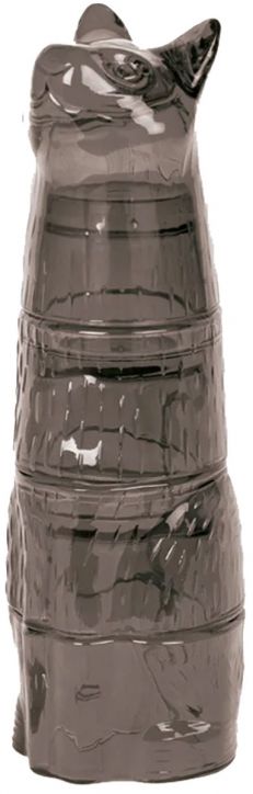 Комплект чаши DOIY - Котка, черен цвят