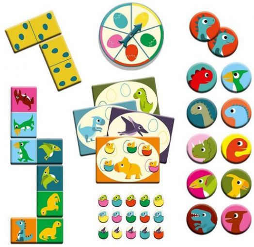 Образователна игра Djeco: Bingo, Memo, Domino