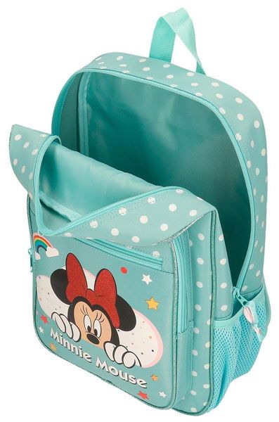 Раница Pepe Jeans Minnie Rainbow Turquoise Green с едно отделение, тюркоаз