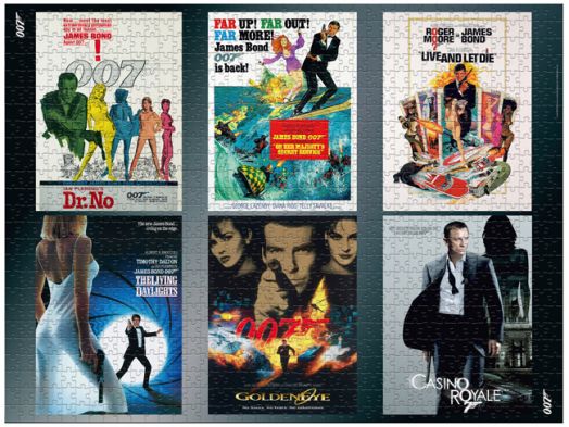 Пъзел Winning Moves: All 6 Bonds, 1000 части