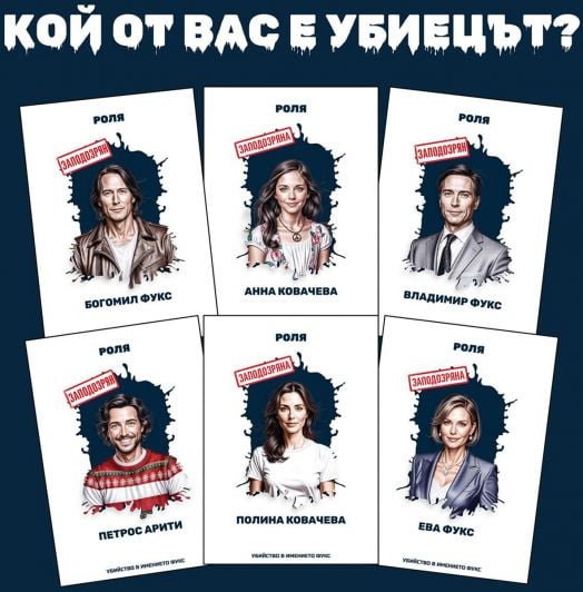 Ролева криминална игра Убийство в имението Фукс