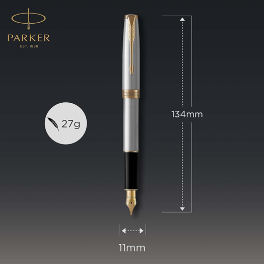 Писалка Parker Royal Sonnet Stainless Steel GT, F