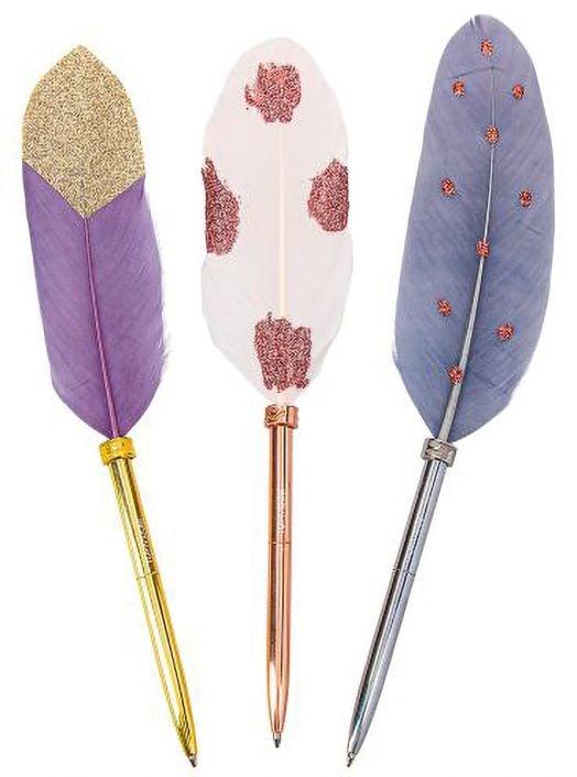 Химикалка с перо Top Model, асортимент