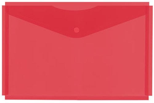 Папка с копче Office Zone, формат А4, червена