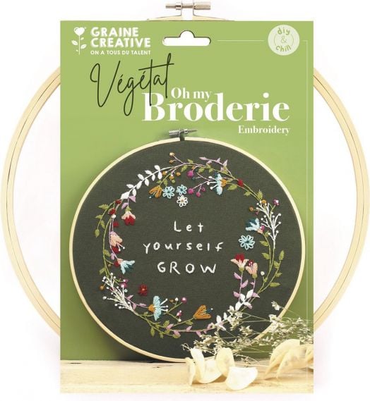 Комплект за бродиране Graine Creative - Растения