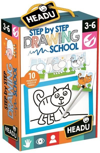 Креативен комплект Headu - Училище за рисуване