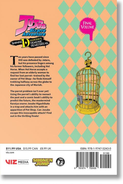 Jojo's Bizarre Adventure: Shining Diamond's Demonic Heartbreak, Vol. 3