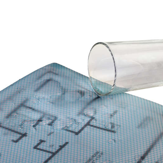 Папка с цип Snopake Mesh Zippa Bag DL, пастелно синя