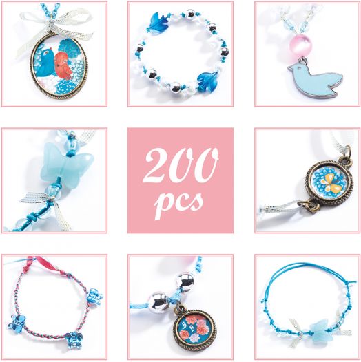 Игра Djeco: Създай бижута, Pearls and Birds