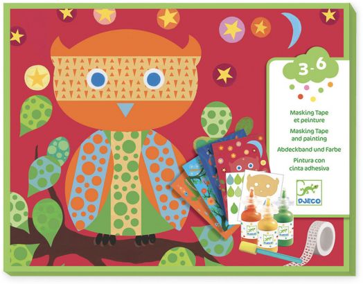 Комплект за оцветяване с гъба Djeco - О, това е магия!