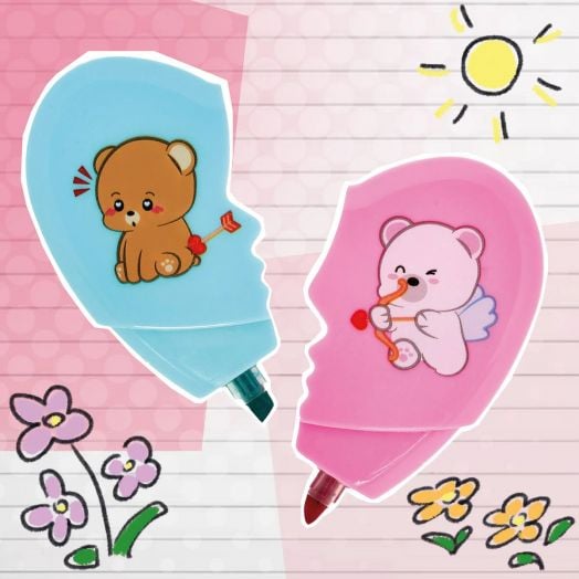 Текстмаркер 2 в 1 Legami - Heart