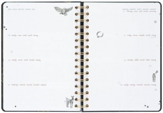 Седмичен бележник-органайзер Grupo Erik Harry Potter за 2025 година