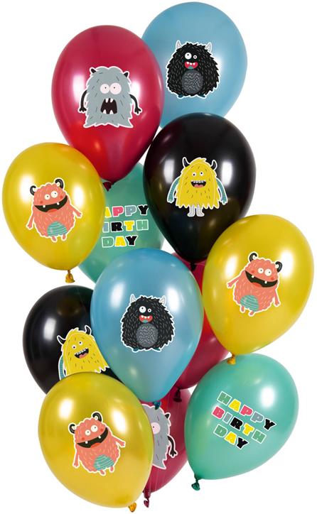 Комплект балони Folat - Monsters Bash, 12 бр.