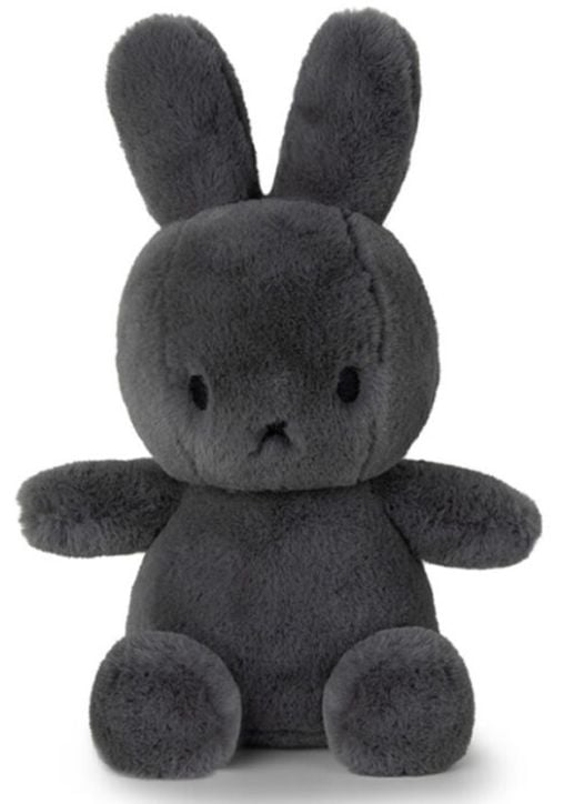Плюшена играчка Miffy Cozy Sitting - Сив заек, 23 см.