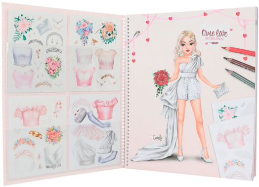 Книжка за оцветяване Top Model - Специална сватба