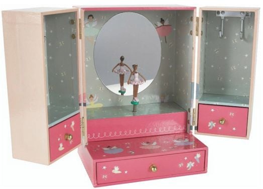 Детска музикална кутия за бижута Floss & Rock - Балерина, луксозна