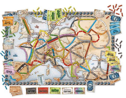 Настолна игра: Ticket To Ride, Европа