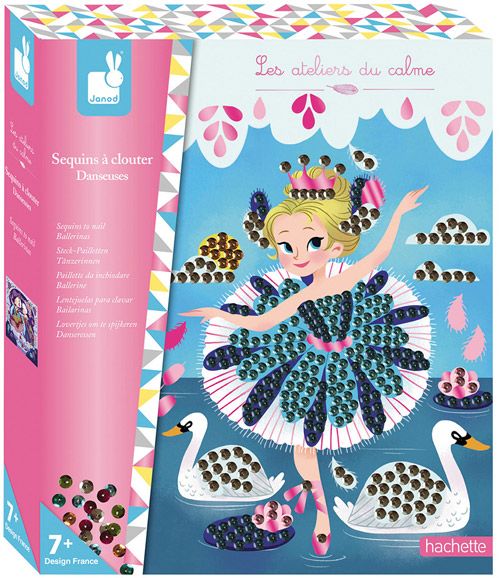 Креативен комплект Janod - Балерини с пайети