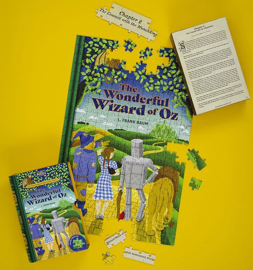 Двустранен пъзел Professor Puzzle: Невероятният Магьосник от Оз, 252 части