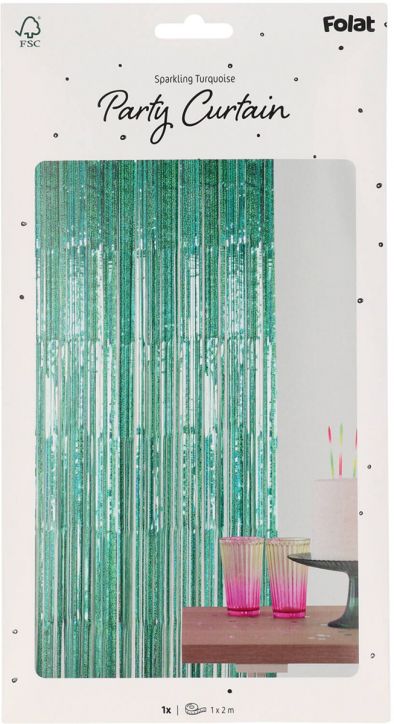 Завеса за врата Folat - Sparkling Turquoise
