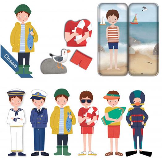 Детска магнитна игра Apli Kids - Океан