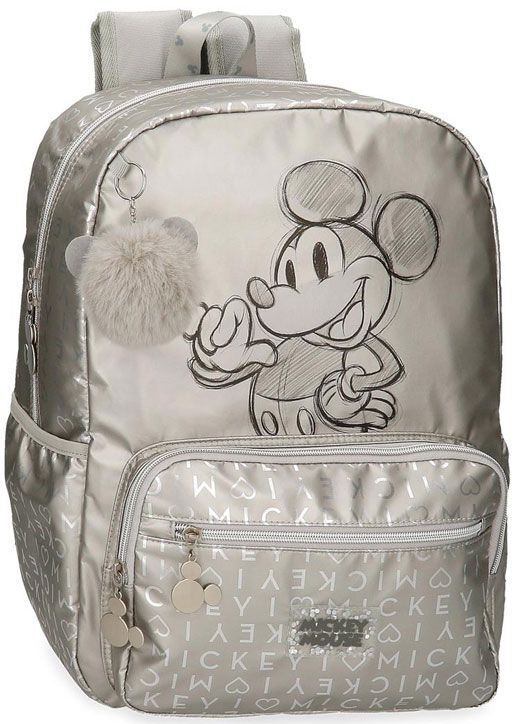 Ученическа раница Mickey Outline 100th Anniversary с едно отделение