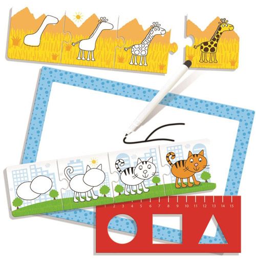 Креативен комплект Headu - Училище за рисуване