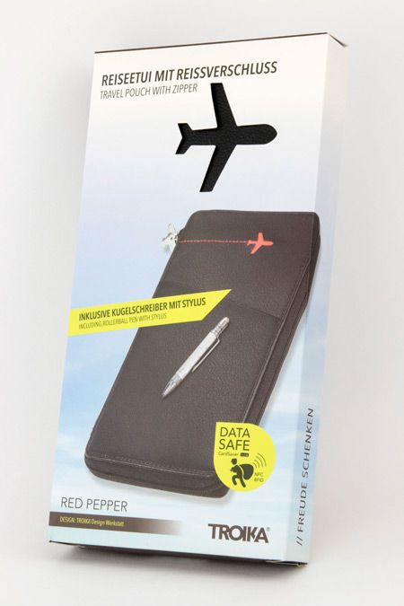 Калъф-органайзер за документи Troika Red Pepper