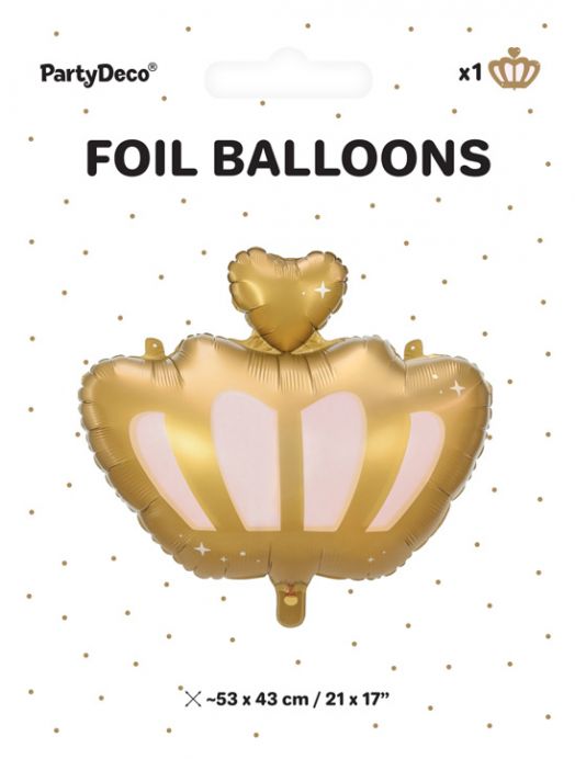 Фолиев балон PartyDeco - Корона