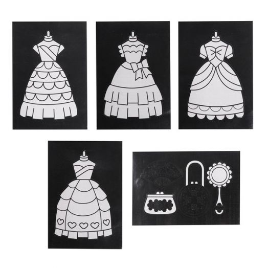 Комплект за фолиево изкуство Tiger Tribe - Мода за принцеси