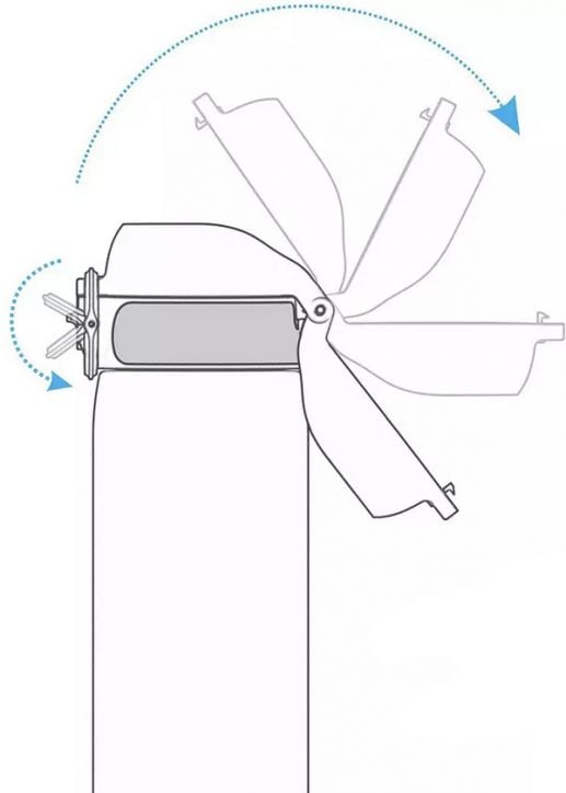 Бутилка за вода Ion8 - Космос, 400 мл.