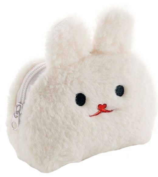 Пухкаво портмоне за монети Miquelrius Back2Fun, бяло