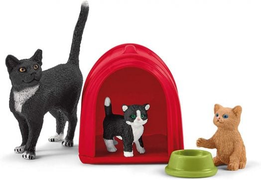 Комплект Schleich: Игра с котета