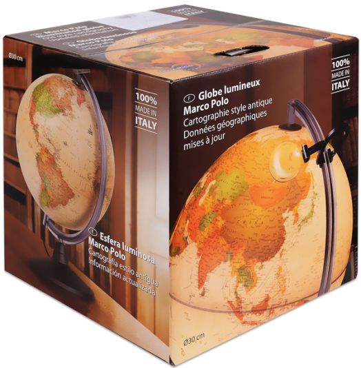 Светещ глобус Marco Polo, 30 см.