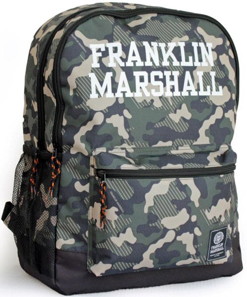 Ученическа раница Franklin and Marshall, камуфлаж