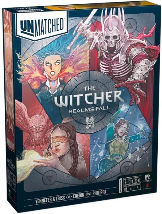 Настолна игра Unmatched: The Witcher - Realms Fall