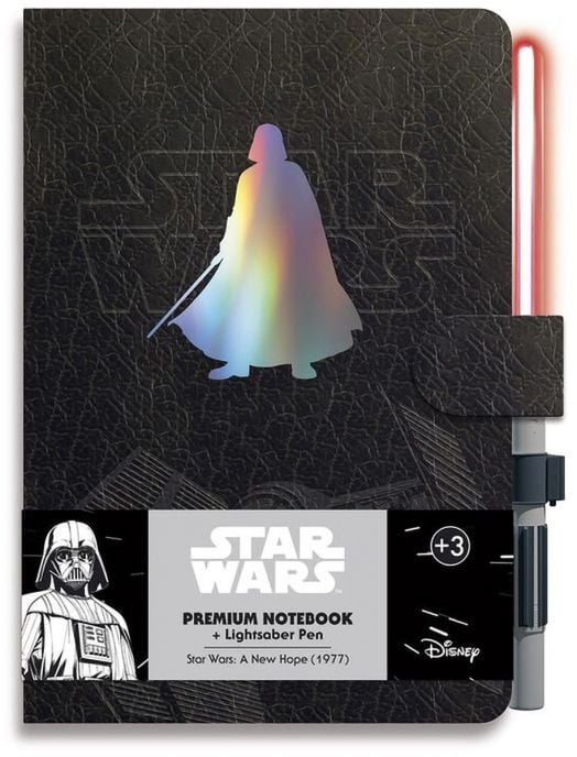 Комплект тефтер и светеща химикалка Grupo Erik Star Wars Darth Vader