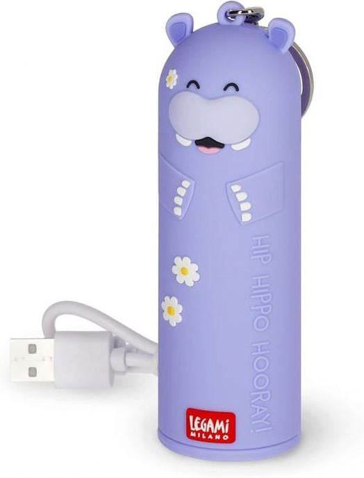 Външна батерия Legami My Super Power - Hippo, 4800 mAh