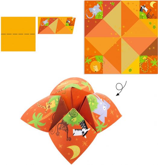 Творчески комплект Djeco Оригами: Птици