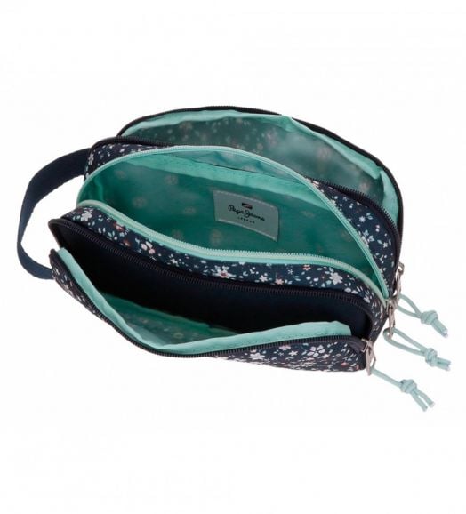 Несесер Pepe Jeans Alenka с три отделения и ръкохватка