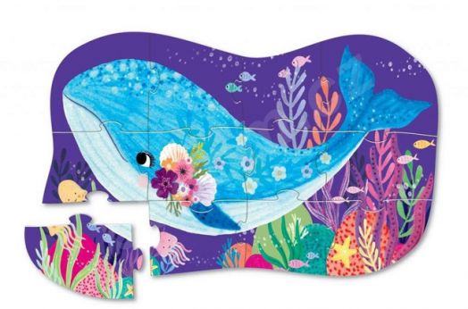 Пъзел Crocodile Creek - Кит, 12 части