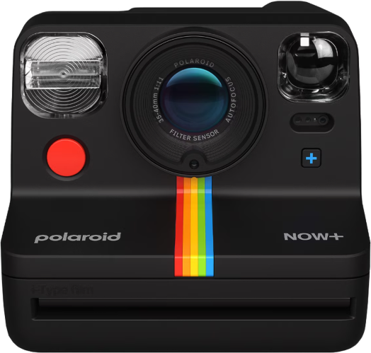 Фотоапарат за моментни снимки Polaroid Now+ Gen 2, Black