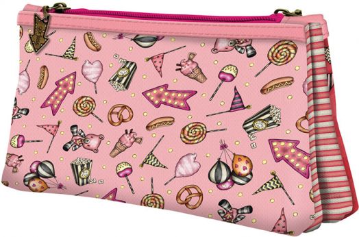 Двоен несесер с цип Gorjuss Carousel