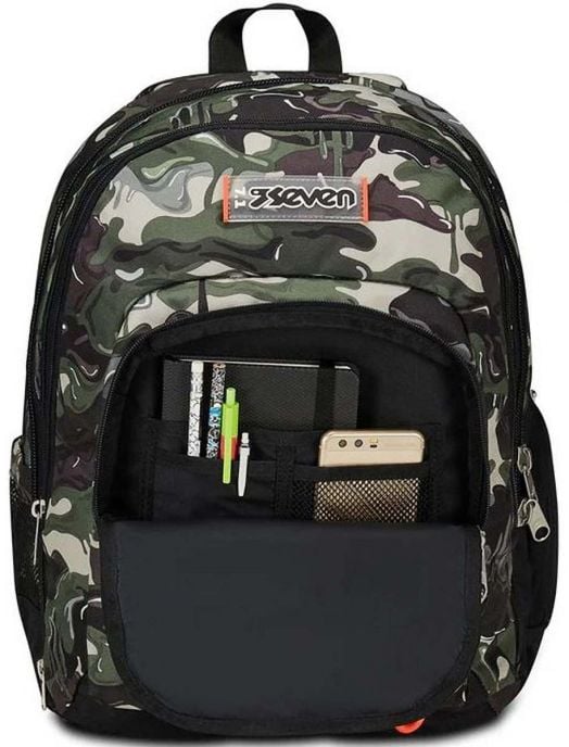 Ученическа раница Seven Advance Detach Camo с две отделения