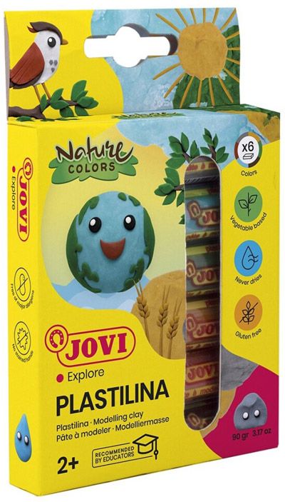 Пластилин Jovi Nature, 6 цвята
