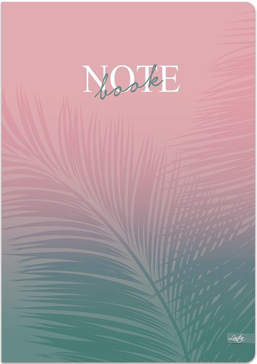 Тетрадка Lastva Tropical, A4, 96 листа, широки редове