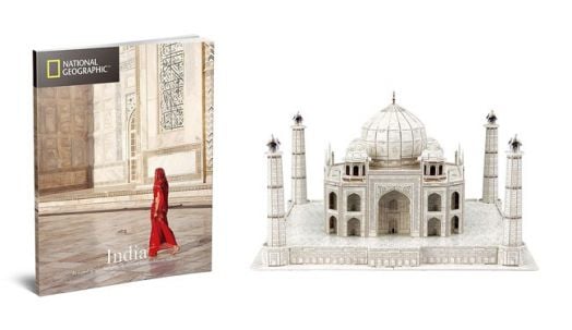 3D пъзел Cubic Fun National Geographic - Тадж Махал, 87 части