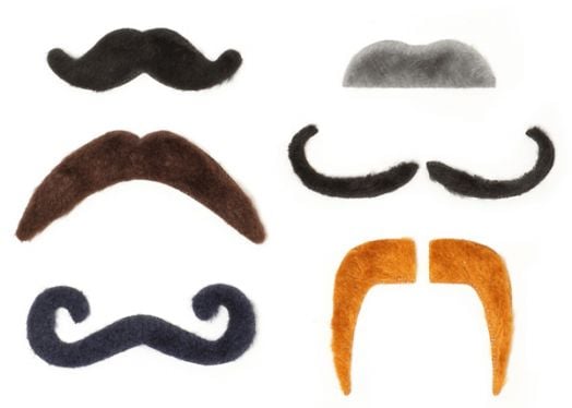 Комплект самозалепящи се фалшиви мустаци Legami