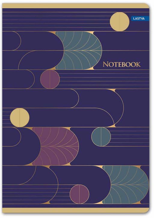 Тетрадка Lastva Harmony А5, 50 листа с широки редове