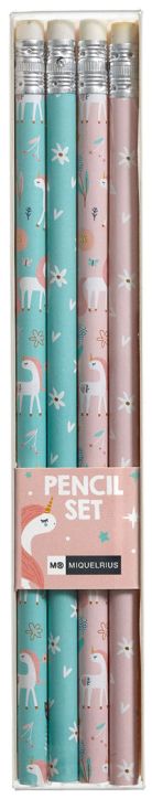 Комлект моливи Miquelrius Unicorn, 4 бр.